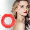 FANGFANGFA Silicone Facial Lip Trainer, Mouth Muscle Massage Tool Mouthpiece Lip Trainer Tighten Wrinkles and Thin Face for Adult Facial Exercises,Red view 4