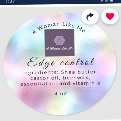 Hair growth edge control (4oz, Hair Growth Edge Control), 1