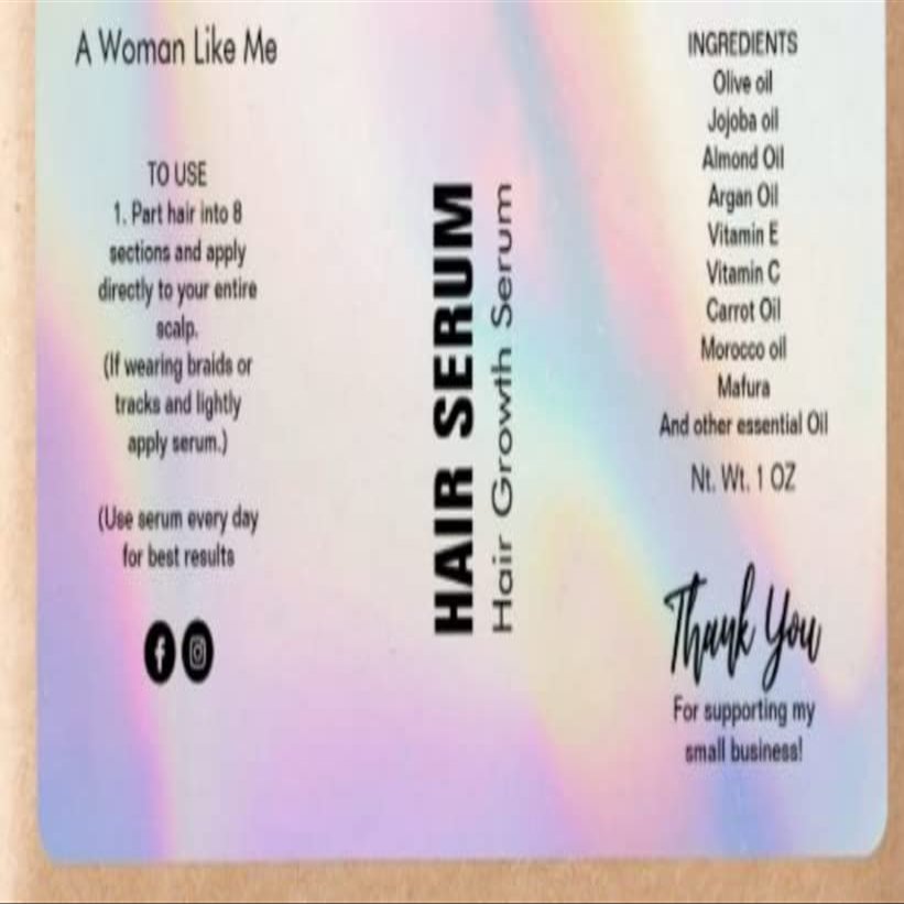 A Woman Like Me Hair Serum (1oz)