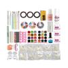 DIY Nail Art Kit ,500pcs Half Nail Tips, Acrylic Liquid Powder, Pump Tool Set by 24/7 Store view 1