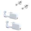 2 Pack Ear Piercing Gun Earring Disposable Ear Stud Gun Sterile No Pain Ear Piercing Gun (Silver) view 1