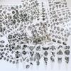 NAIL ANGEL 24Sheets Nail Art Adhesive Sticker Sheets Different Black Color Luxury Shapes Sticker Nail Art Deco 10304 (10305) view 1