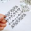 NAIL ANGEL 24Sheets Nail Art Adhesive Sticker Sheets Different Black Color Luxury Shapes Sticker Nail Art Deco 10304 (10305) view 2