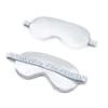 AUGEN Mulberry Silk Eye Mask, Super Smooth Sleep Mask and Blind Fold (Silver) (15) view 3