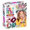 AMAV Toys Fashion Times Scrunchy Trendy Hair Bands DIY kit, Make Cool Hair Bands with no Sewing. Add Charms and Make a Beautiful Hair Band, Age 5+ view 1