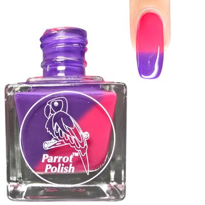Parrot Polish Thermal Color-Changing Polish - Love in the Fields, 0.5 Fl Oz