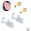 2 Pack Ear Piercing Gun Earring Disposable Ear Stud Gun Sterile No Pain Ear Piercing Gun (Gold) view 2