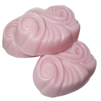 3 Pc Set of Rose Scented Soaps - Shea Butter Goat Milk Soap (Sandalwood Rose)