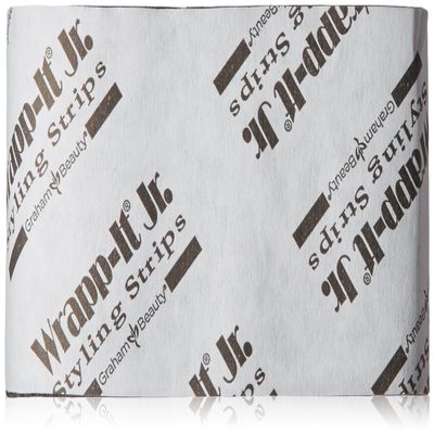 2 set- Graham Professional Beauty Wrapp-It Jr Styling Strips, Black
