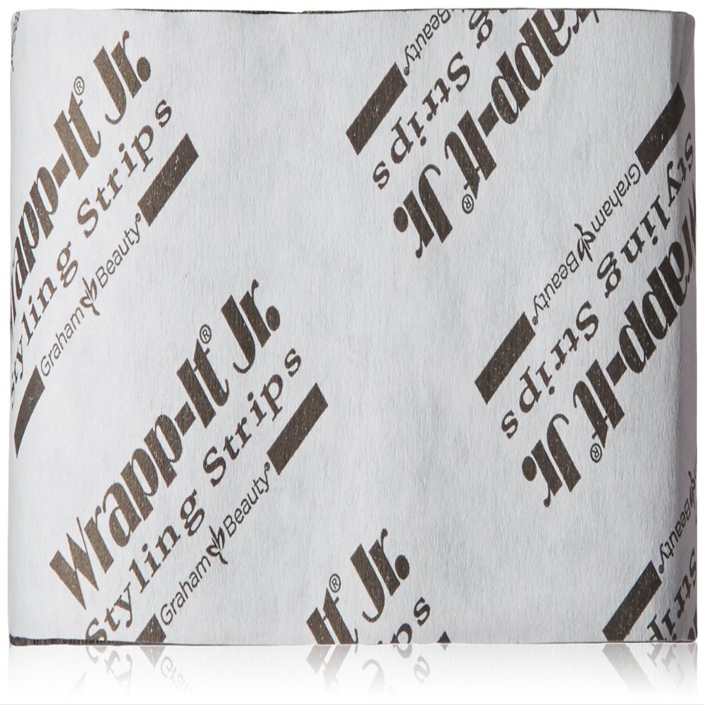 2 set- Graham Professional Beauty Wrapp-It Jr Styling Strips, Black