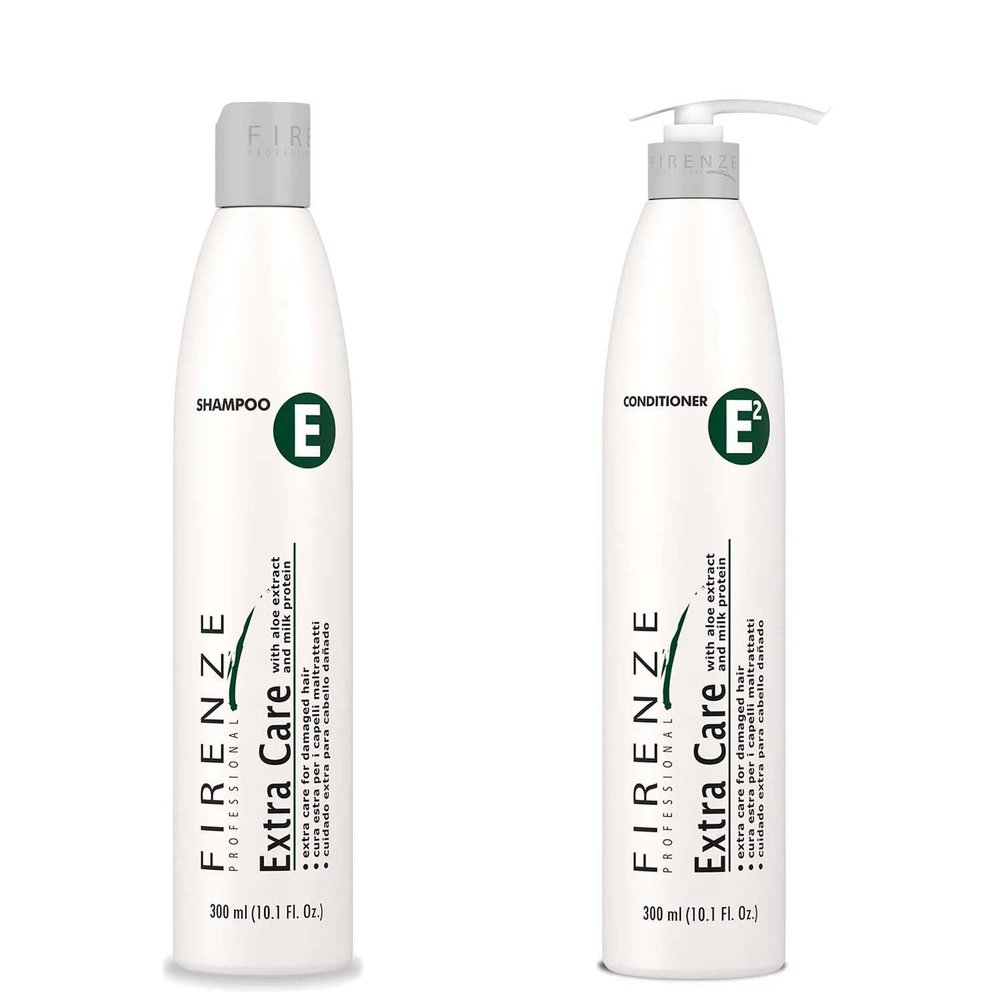 Firenze Professional Extra Care Bundle - Extra Care Shampoo and Conditioner Pack, Includes Gift Bag