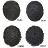 Afro Kinky Curly Toupee For Black Men Kinky Hair Weave for Men 8x10 Full Poly PU Thin Skin Mens Curly HairPiece Human Hair Replacement Toupee System For African American Natural Black (AFRO WAVE :10MM, #1B OFF BLACK(NATURAL BLACK)) view 4