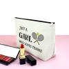 Mxrymvu Tennis Gifts for Tennis Lovers Inspirational Makeup Bag for Sports Player Partners Birthday Gift for Women Graduation Gift for Friends Funny Sports Themed Cosmetic Bag for Coach Team view 3