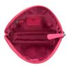 ili New York Genuine Leather Cosmetic Pouch  RFID Blocking, Leather Makeup Bag for Purse with Top Zip Closure & Interior Zip Pocket, Perfect as a Compact and Stylish Travel Cosmetic Bag view 3