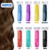 Vesici 100 Packs Combs Bulk Individually Wrapped Multicolor Disposable Travel Comb Bulk Hair for Hotel Small Combs Homeless Shelter Church(Multicolor) view 2