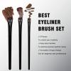 Eyeliner Brush Brow Tint Brushes Eyebrow Brushes Set Fine Angled Point Angled Slanted Tinting Ultra Thin Flat Makeup Premium Eyebrow Precision Gel Professional Soft Synthetic Hairs view 3