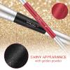 Makeup Brushes Dual-ended Foundation Brush - START MAKERS 2-in-1 Concealer Brush Face Eyebrow Eyeshadow Brush for Liquid, Powder, Buffing, Blending, Contouring Foundation Make Up Brushes(2Pcs) view 4
