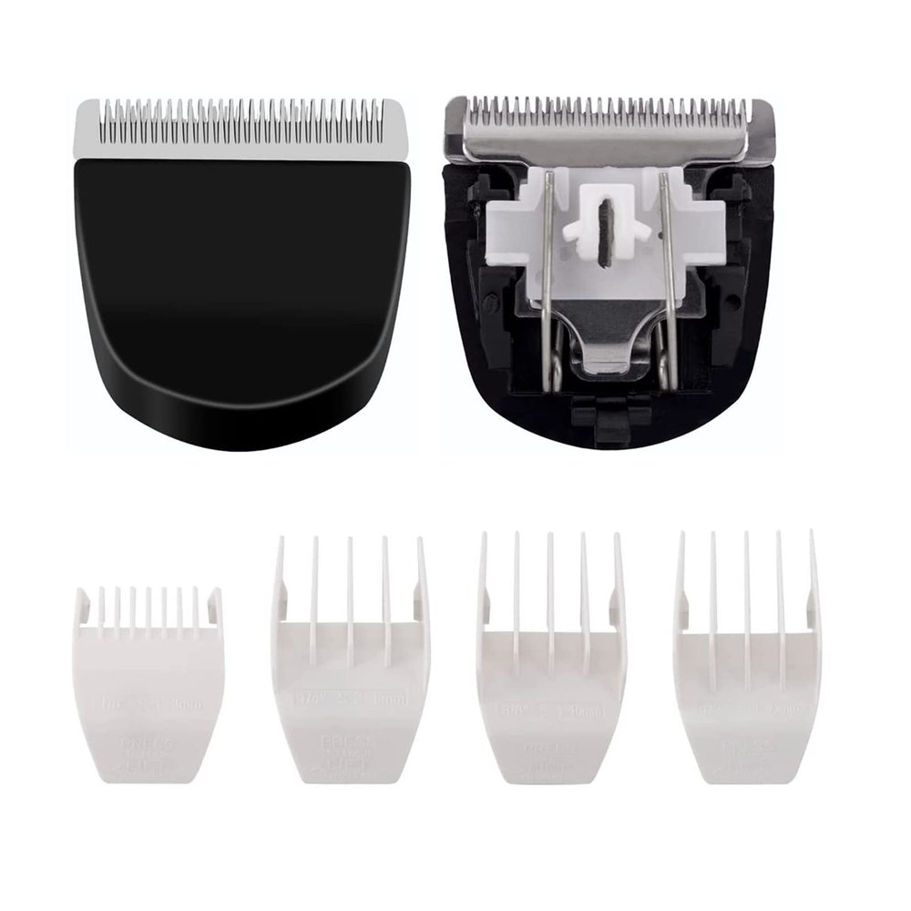 2 Pack Professional Peanut Clipper/Trimmer Snap On Replacement Blades #2068-300 - Compatible with Wahl Peanut Hair Clipper/Trimmer, Black