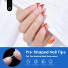 Beetles Gel Nail Tips Almond Medium Shape Summer Nails and Gel Polish 5 in 1 Nail Glue view 3