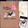 Custom Temporary Tattoos Adult with Couples Face - Fake Tattoos for Wedding Party Bachelorette - Together Forever Personalized Temporary Tattoos view 2