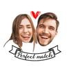 Custom Couples Face Temporary Tattoos Adult for Wedding Anniversary Bachelorette Party, Personalized Tattoos Temporary with Name Text, Funny Temporary Tattoos for Lover view 1