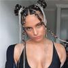 8 Pieces Long Rhinestone Hair Chains,Punk Tassel Hair Clips Bling Crystal Hair Extension 20 Inch Head Chain Silver Decorative Hair Clip Hairpin for Women and Girls Nightclub Party Daily Headwear view 4