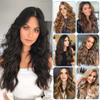 4PCS Clip in Hair Extensions 20 Inch Curly Clip in Long Wavy Thick Full Head Synthetic Hair Extensions Double Weft Soft Natural Hair Extension Hairpieces for Women 190g view 4
