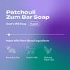 Zum Indigo Wild Goat's Milk Soap Bar - Bar Soap for Hands & Body Made with Essential Oils - 3 oz - Patchouli (6 Pack) view 2