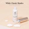 beetles Gel Polish Swirl Nail Art Gel Liner - 1 pcs 7ml Classic White Color and Gel Nail Tips Kit 500Pcs Clear Full Cover Medium Almond Pre view 3