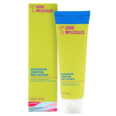 Good Molecules Discoloration Correcting Body Treatment - Anti-Pigment Cream with Niacinamide, Tranexamic Acid - Target Dark Spots and Moisturize - Skincare for Body
