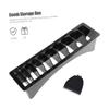 Mobestech Barber 2Pcs Guide Comb Storage Case Plastic 10 Grid Clipper Guard Holder Comb Organizer Guard Holder Barber Hair Tools Organizer for Barbershop Salon Use (Random Color) Clipper Comb Holder view 4