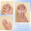 ROSALIND 120g/4.23oz Clear Acrylic Nail Powder for Professional Extension - Polymer Powder for French Nail Carving, No Lamp Needed view 3