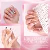 ROSALIND Soft Pink Acrylic Powder - 4.23oz/120g Acrylic Nail Powder for Acrylic Nail Extension, Professional Polymer Pink Nail Acrylic Powder Fake Nails carving French Nail Extension view 3