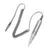 Electronic Nail File Handle, Replacement Handle for Electric Nail Drill Machine Nail Polisher Grinder Handpiece Manicure Pedicure Machine for Acrylic Nails Gel Polishing Shape Tools (Silver) view 2
