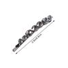LALAFINA 4pcs Black Crystal Hair Clips for Women and Girls Elegant Temperament Barrettes and Stylish Accessories for Various Dress-ups view 2