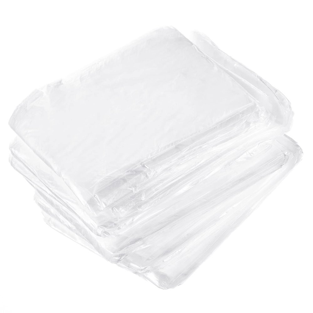 MECCANIXITY Disposable Bathtub Cover Liner 79x47 Inch Portable Large PE Bathtub Bag White for Travel, Hotel, Salon Pack of 10