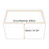 MECCANIXITY Disposable Bathtub Cover Liner 79x47 Inch Portable Large PE Bathtub Bag White for Travel, Hotel, Salon Pack of 10 view 2