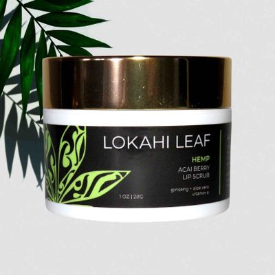 Lokahi Leaf Acai Berry Lip Scrub