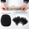 Orientdreads Afro Kinky Bulk Human Hair For Dreadlock Extensions, Repair Locs, 30g/pack Afro Kinky-curly Human Hair Bundles (#Grey, 8Inch-1Pack-Two) view 3