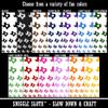 Texas State with Heart Temporary Tattoo Water Resistant Fake Body Art Set Collection - Black (One Sheet) view 2