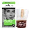 Parissa Natural Microwavable Sugar Wax for Face | Gentle on Sensitive Skin & Hypoallergenic | Includes 20 Strips | 5fl oz (140 ml) view 1