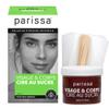 Parissa Natural Microwavable Sugar Wax for Face | Gentle on Sensitive Skin & Hypoallergenic | Includes 20 Strips | 5fl oz (140 ml) view 2