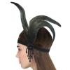 1920s Feather Headband, the Great Gatsby Hair Accessories, Bride Wedding Headwear Party Headband for Women view 2