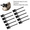 Agatige 10PCS Electric Shaver Cleaning Brushes, Mini Nylon Double Sided Clipper Brush Shaver Cleaner view 3