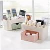 Eioflia Makeup Organizer Stackable Cosmetic Storage with Drawers Vanity Table Bathroom Countertop Office Desk Organizer for Pens Jewelry Display (Pink) view 4