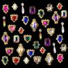 Katfan Nail Art Rhinestones Kit240PCS 3D Luxury Flatback Crystal Rhinestones Gems Big Diamonds Stones Bling Rhinestone Jewels for Nail Art Crafts Decorations Clothes Shoes view 2