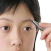 Eyebrow Remover, Tweezers, Made in Japan, Artisan Tadabusaku Precision Tweezers, Eyebrow Beauty Diagonal view 4