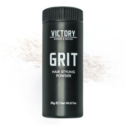 Victory Barber & Brand Grit Styling Powder for Men Mens Hair Products Made in the USA | Composite Clay Styling Powder | 0.35 oz