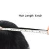 Toupee for Men Hair Replcement System Mens Toupee Full Poly Thin Skin Human Hair Piece All PU Injection Toupee Hair Systems (8X10", JET BLACK 1#) view 4