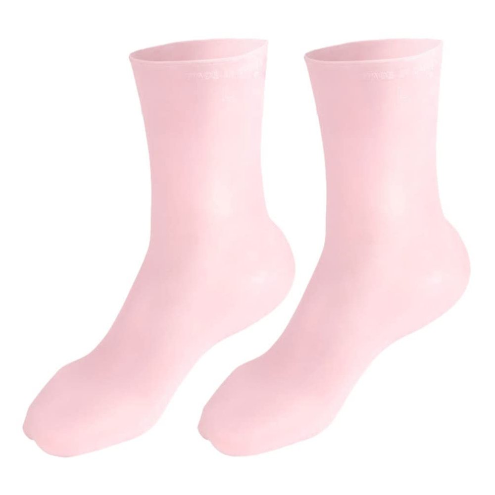 Healifty 1pair Moisturizing Sock Elastic Foot Care Socks for Women Hydrating Treatment for Dry Cracked Heels Premium Sebs Material for Overnight Use